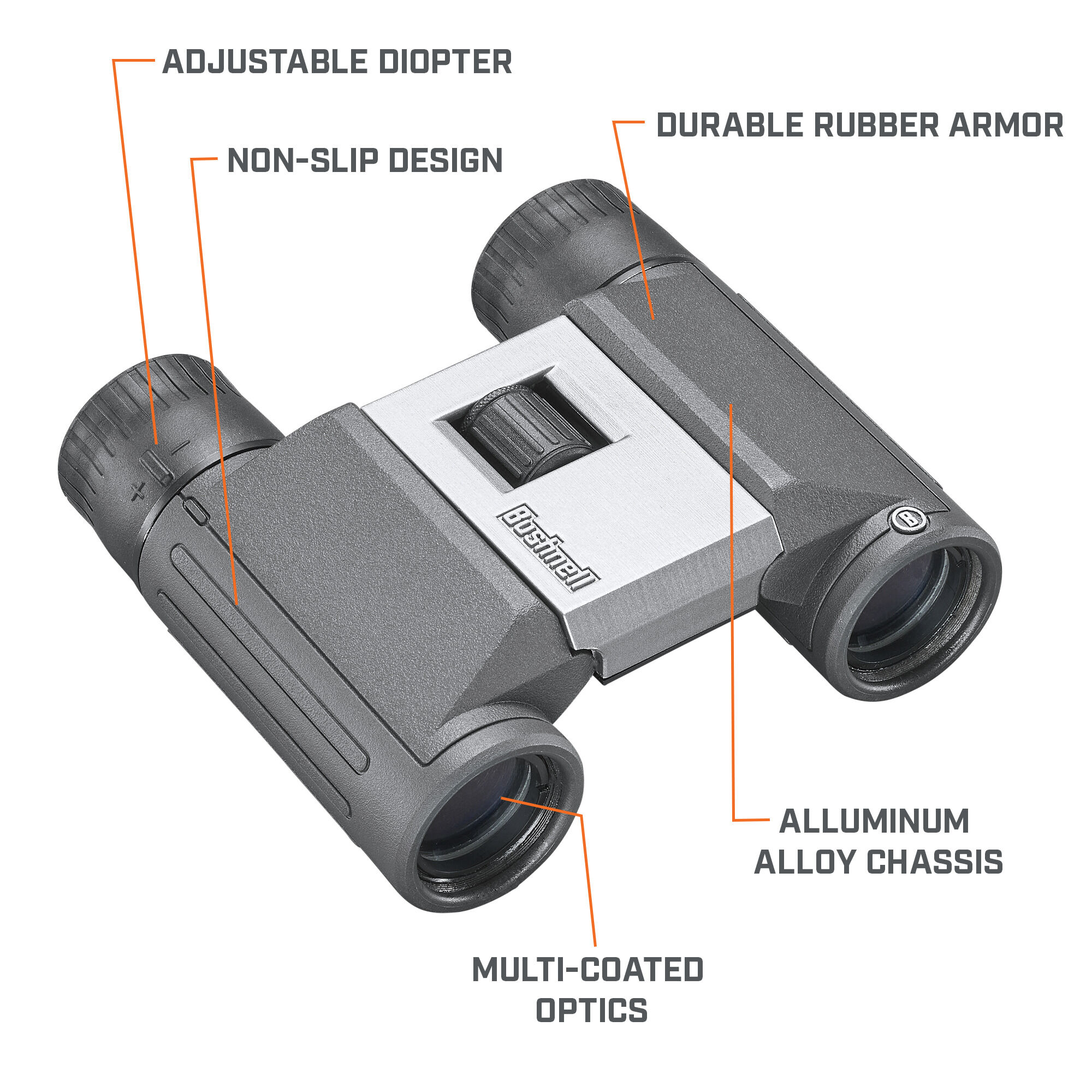 Powerview 2 Compact Binoculars, 8x21 Magnification| Bushnell