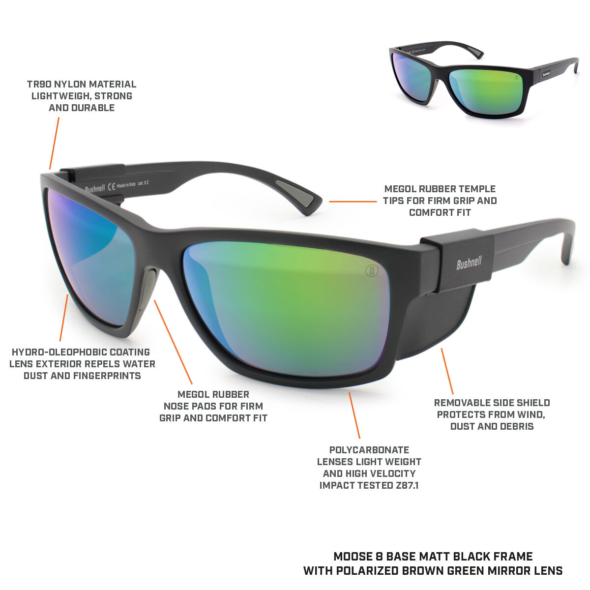 Velocity RX - Black – Shady Rays® | Polarized Sunglasses