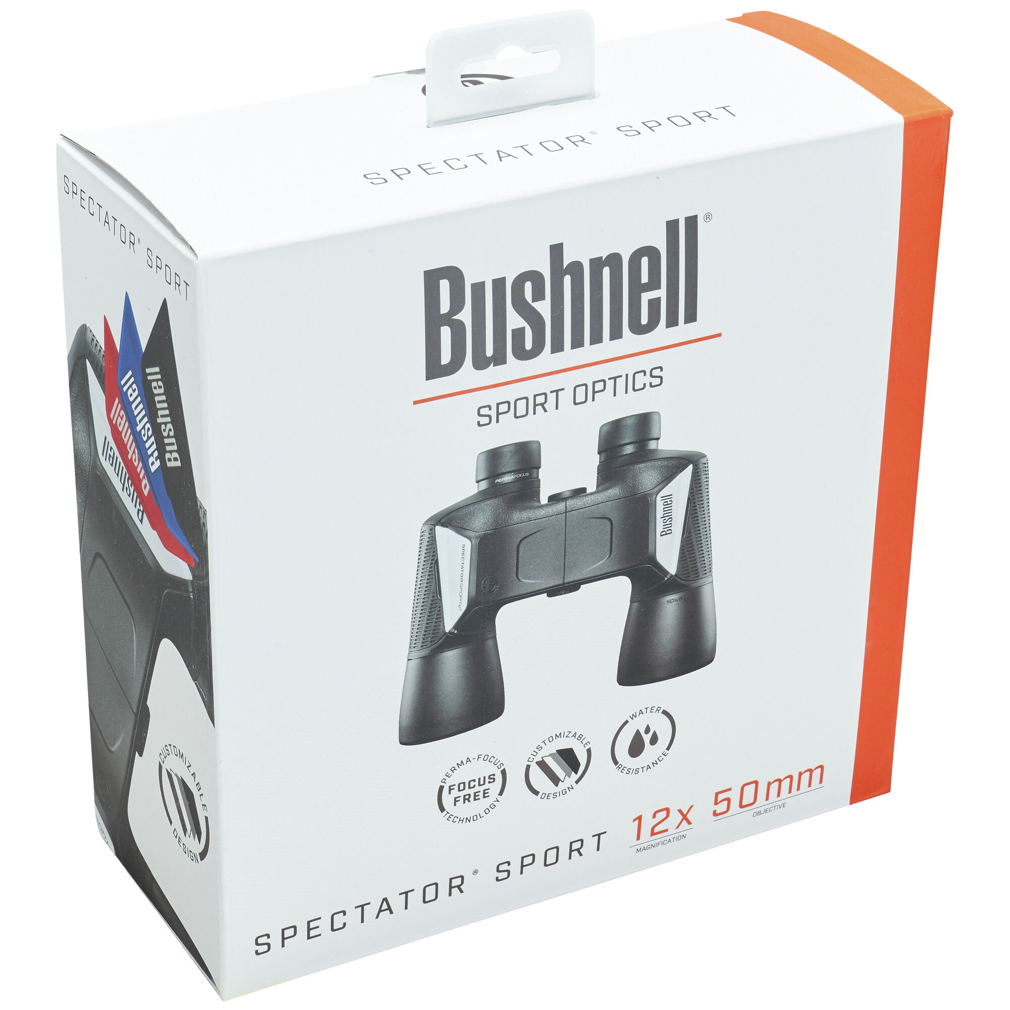 品)Bushnell防水Spectatorスポーツ双眼、12?x 50?mm、ブラック-