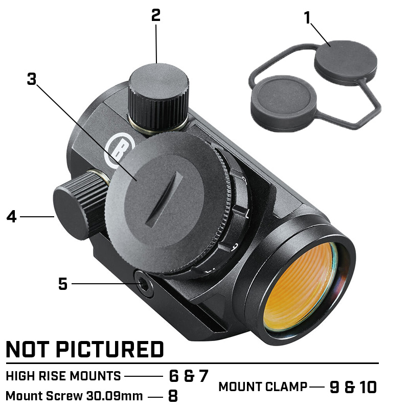 Buy Trophy® TRS-25 Red Dot Sight Parts and More | Bushnell